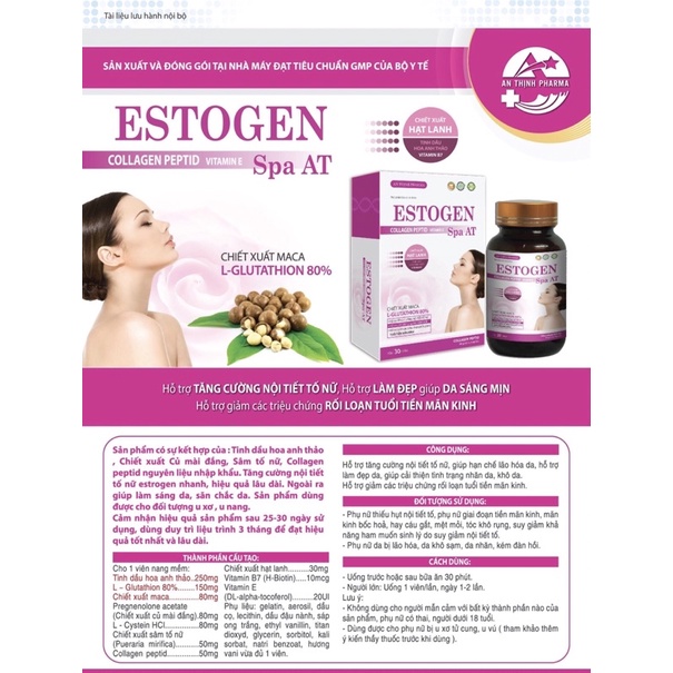 Collagen Nội tiết tố nữ ESTOGEN spa AT