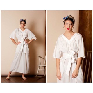 Đầm Linen Dáng Xoè Dài (kèm đai)