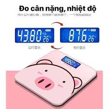 CÂN ĐIỆN TỬ 3 TRONG 1 Đo Sức Khỏe Hình Chú Heo Xinh Xắn🎀MUA CÂN TẶNG KÈM THƯỚC DÂY🎀