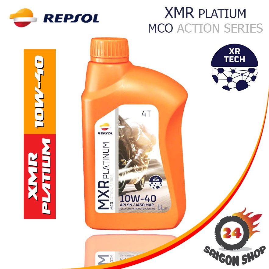 NHỚT REPSOL PLATIUM 10W40 Tổng Hợp Toàn Phần