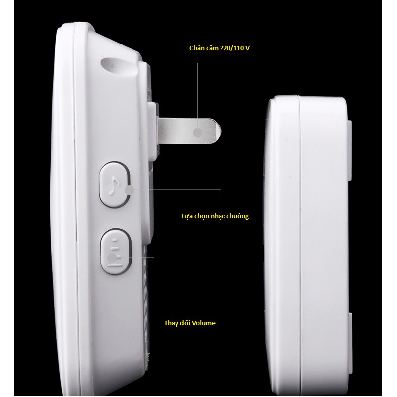 Chuông cửa không dây CACAZI A1