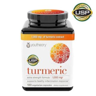 💊💊Viên uống tinh chất nghệ Youtheory Turmeric 1000mg 180 viên của Mỹ