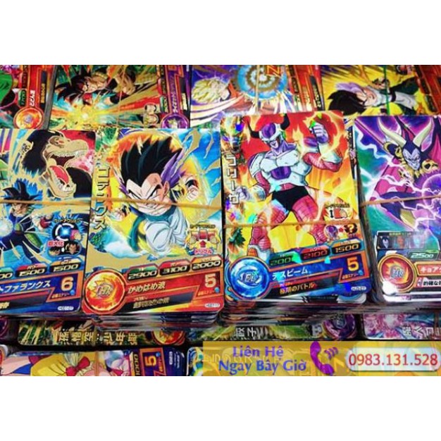 1 Bộ Thẻ bài GoKu 300k Thẻ bài dragon ball Giá rẻ 7 Viên Ngọc Rồng