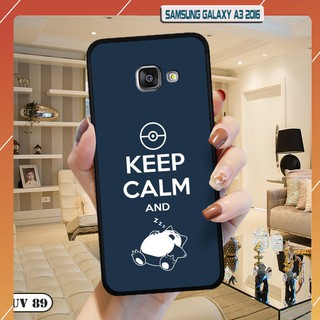 Ốp Samsung Galaxy A3 2016 - lưng nhám viền dẻo ngộ nghĩnh