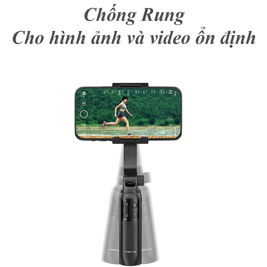 Hỏa Tốc Gimbal chống rung cho điện thoại VIMBLE ONE hỗ trợ đa dòng điện thoại, chống rung quay phim gấp gọn tiện lợi