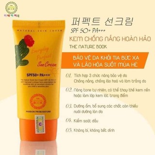[MỚI 70g] Kem chống nắng THE NATURE BOOK Everyday Perfect Suncream  SPF 50+ PA+++