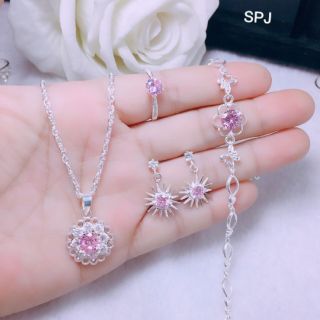 Bộ trang sức bạc ta cao cấp 5 món