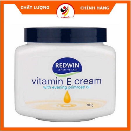 Kem dưỡng ẩm, làm trắng da mặt và body Redwin Vitamin E Cream, 300ml