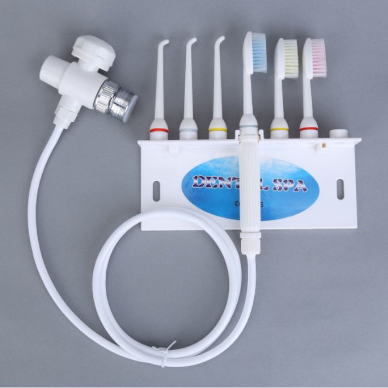 Tăm nước cơ Dental SPA - tích hợp bàn chải đánh răng- Giải pháp vệ sinh răng miệng toàn diện, mã: DS02