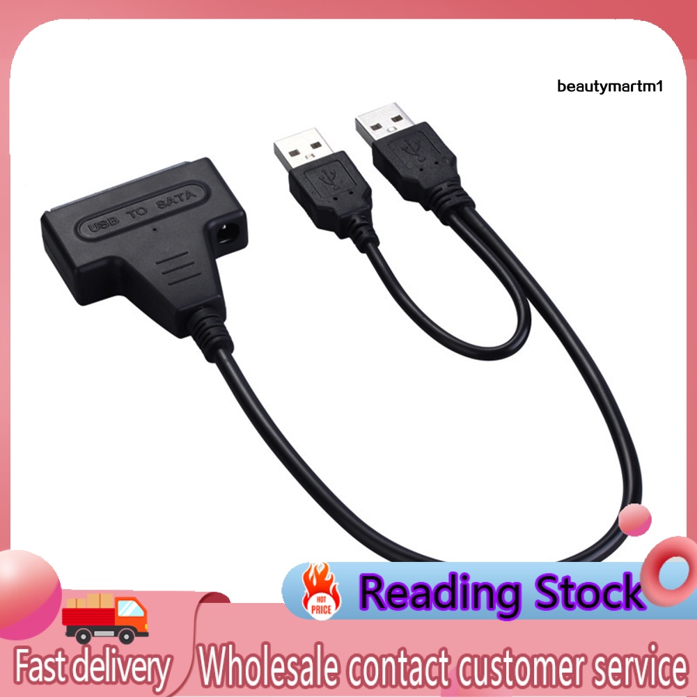 Cáp Chuyển Đổi Ổ Cứng Usb 2.0 Sang Sata 7 + 15 Pin Cho 2.5inch Hdd Laptop