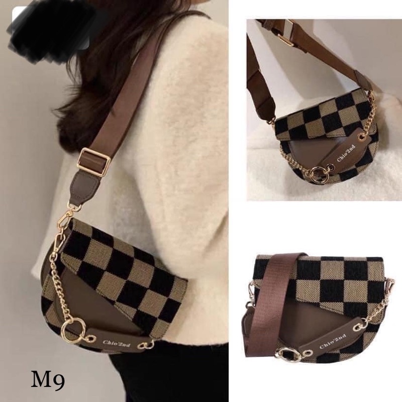 Túi 𝐂𝐡𝐢𝐨'𝟐𝐧𝐝 nền caro