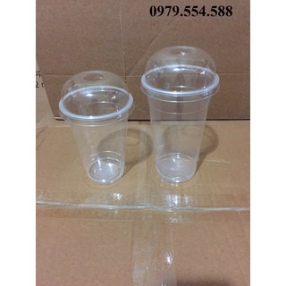 200 ly nhựa nắp cầu, cốc nhựa PP kèm nắp cầu