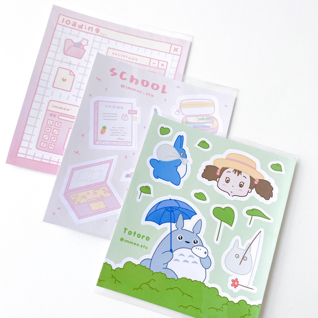 Sticker Dễ Thương Thiệt Kế Bởi Immoo  - Hidari