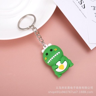 MÓC KHOÁ HÌNH CẶP ĐÔI KHỦNG LONG CÁ MẬP