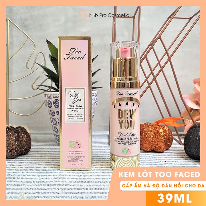 Kem lót căng bóng ánh nhũ Too Faced Dew You Luminous Face Primer 39ml