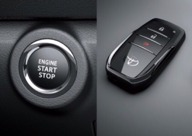 Bao Da chìa khoá thông Minh Toyota Camry Inova Fortuner 3 Nút