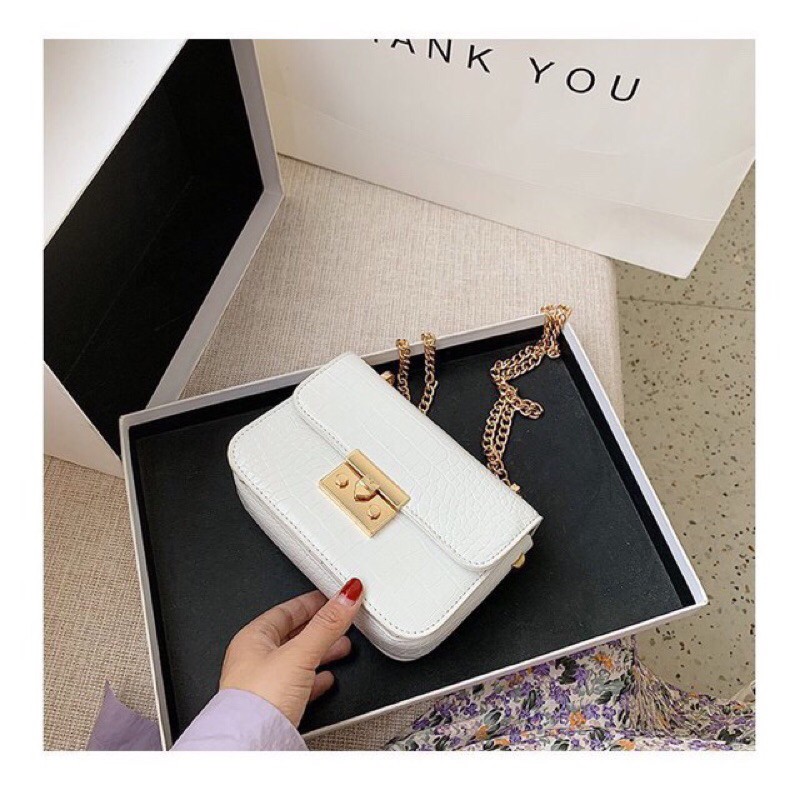 [Mã WAMT2405 giảm 10K đơn 0K] TÚI ĐEO CHÉO NỮ KHOÁ NHỌN TRANGPHAM1314 | BigBuy360 - bigbuy360.vn