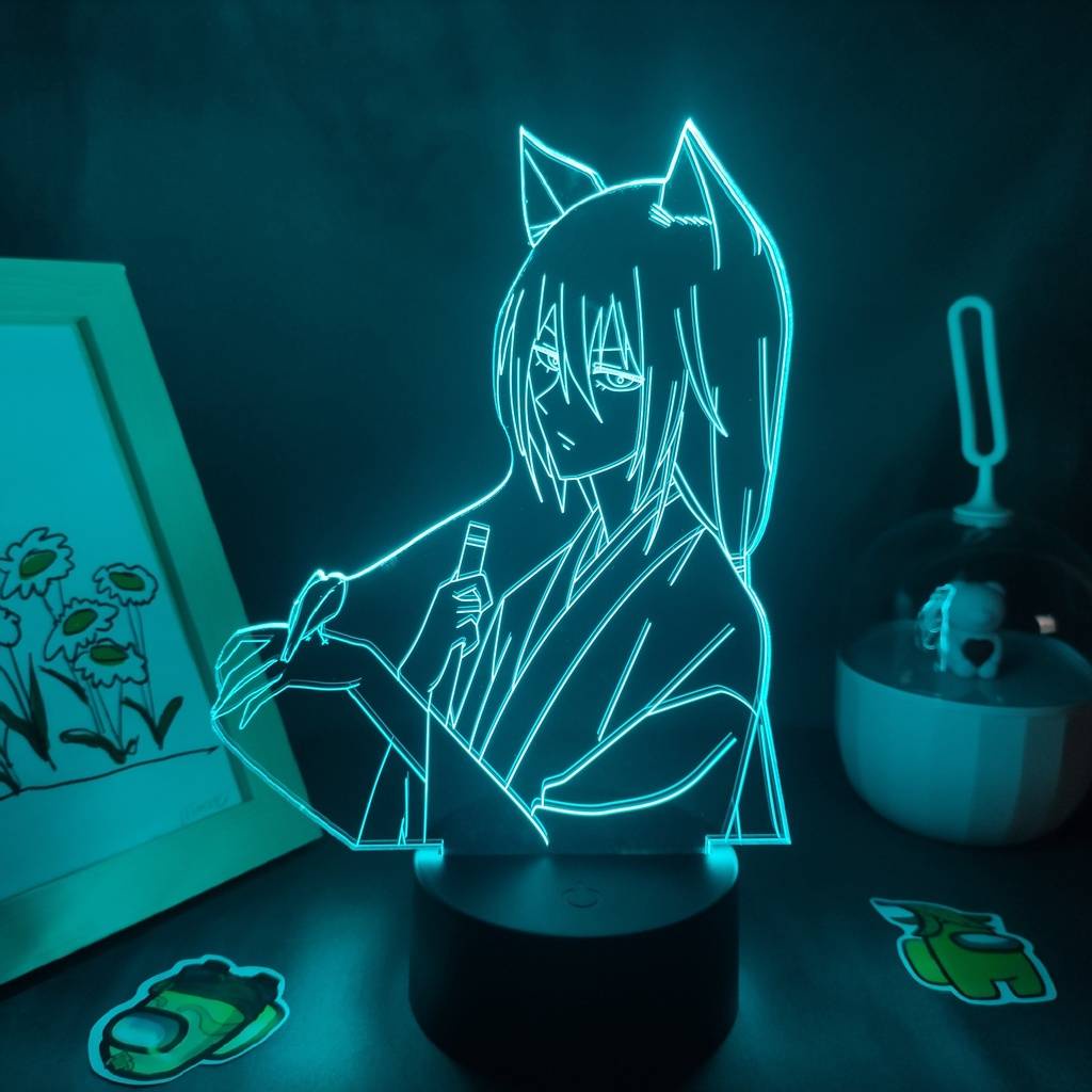 Đèn Ngủ LED Hình Anime Kamisama Đáng Yêu Kèm Điều Khiển Từ Xa Và Sạc USB Tiện Dụng Trang Trí Nhà Cửa