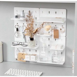 Kệ ĐA NĂNG DÁN TƯỜNG ĐỂ ĐỒ VÀ TREO TRANG SỨC DECOR SIÊU ĐA NĂNG