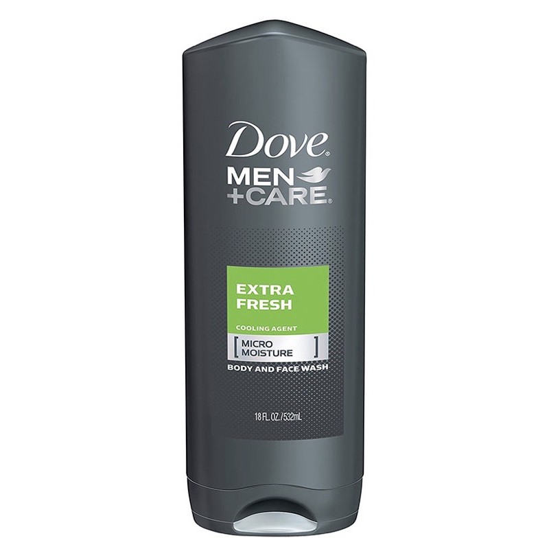 Sữa tắm cho nam Dove Men+Care Extra Fresh Body and Face Wash 532ml của Mỹ