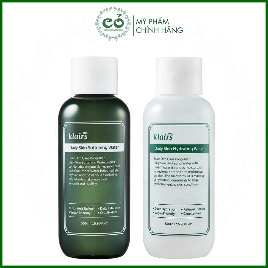 Nước cân bằng Klairs Daily Skin Water 500ml