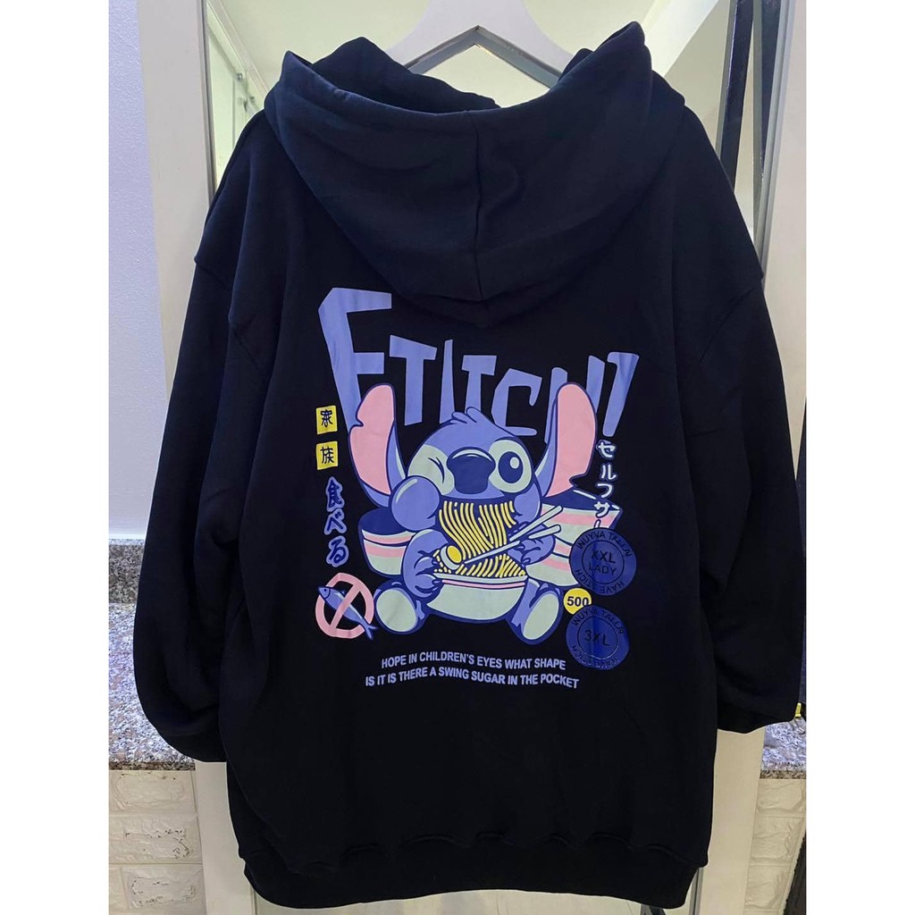 ÁO KHOÁC NỈ HOODIE STITCH - GIN STORE | BigBuy360 - bigbuy360.vn