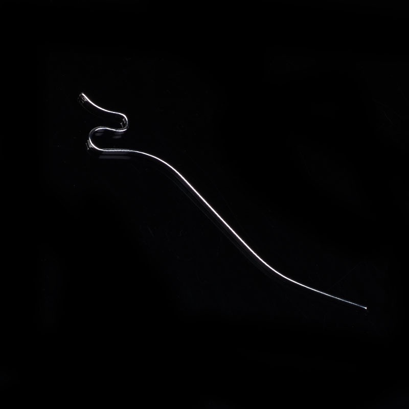 Cán trâm dẹp cong 139*3mm nguyên liệu làm trâm làm trang sức cổ trang cosplay cổ phục có màu KC