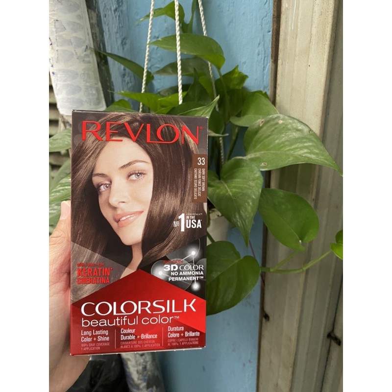 Thuốc nhuộm tóc Revlon số 33 màu nâu sáng | BigBuy360 - bigbuy360.vn
