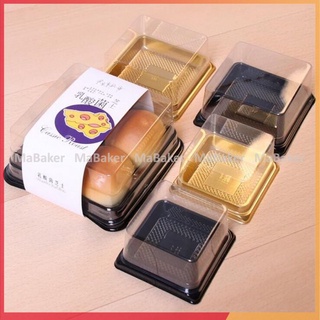 Set 50 hộp pet đựng bánh trung thu, bánh kem XY65S, XY80S, cao cấp. an toàn khi sử dụng - MaBaker