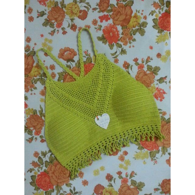 Bikini  len móc handmade đi biển điệu đà...