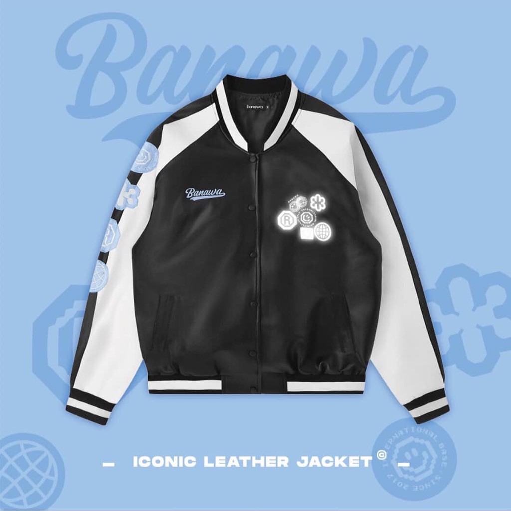 Áo da Iconic Leather Jacket