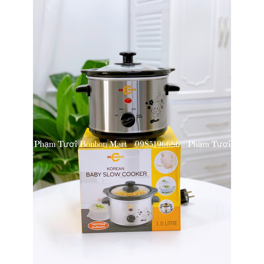 NỒI ĐIỆN NẤU CHÁO BBCOOKER 1.5l HÀN QUỐC | BigBuy360 - bigbuy360.vn