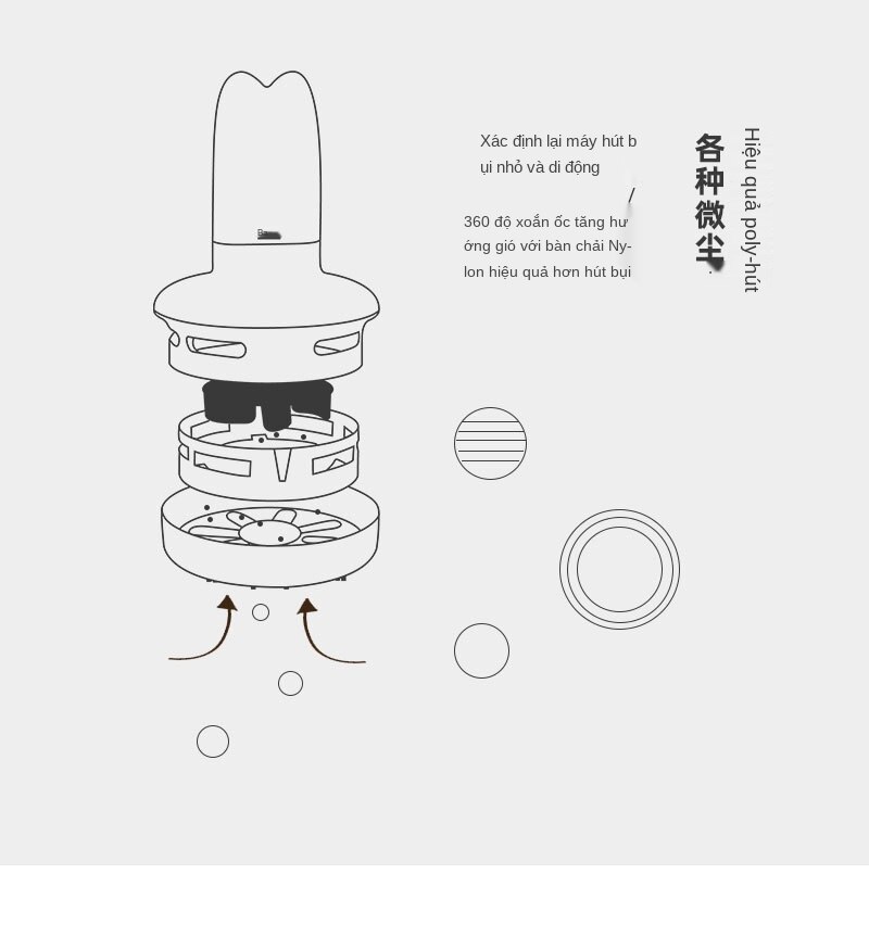 Máy Hút Bụi Mini Cầm Tay Tiện Lợi | BigBuy360 - bigbuy360.vn