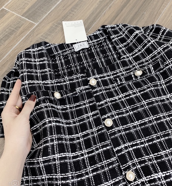 Set áo dạ mix quân sôc sang chảnh