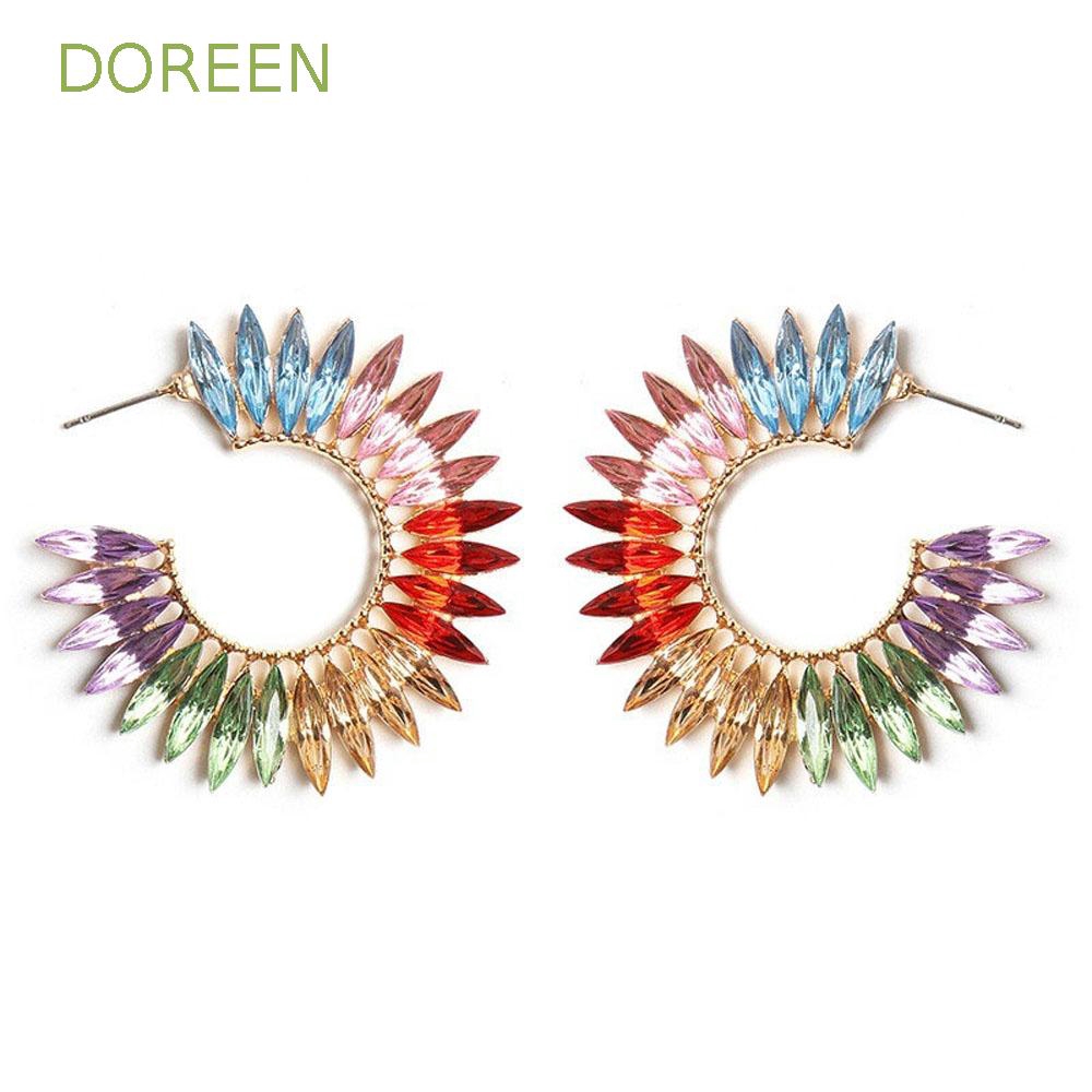 Khuyên tai hình hoa hướng dương nhiều màu sắc
