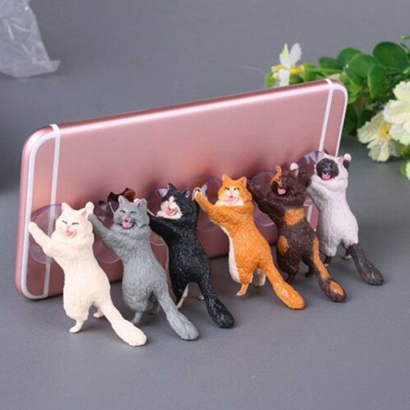Giá Đỡ Điện Thoại Hình Chú Mèo Đáng Yêu Cho iPhone