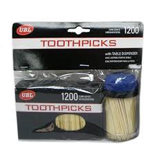 Tăm Xỉa Răng 1200 Cây - Gồm Hộp Uncle Bills BC0119