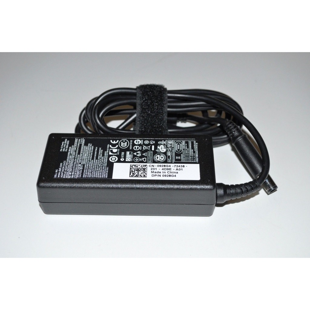 Hàng Zin, sac laptop dell 19.5V - 3.34A - 65W, chân kim to, Original ZIN