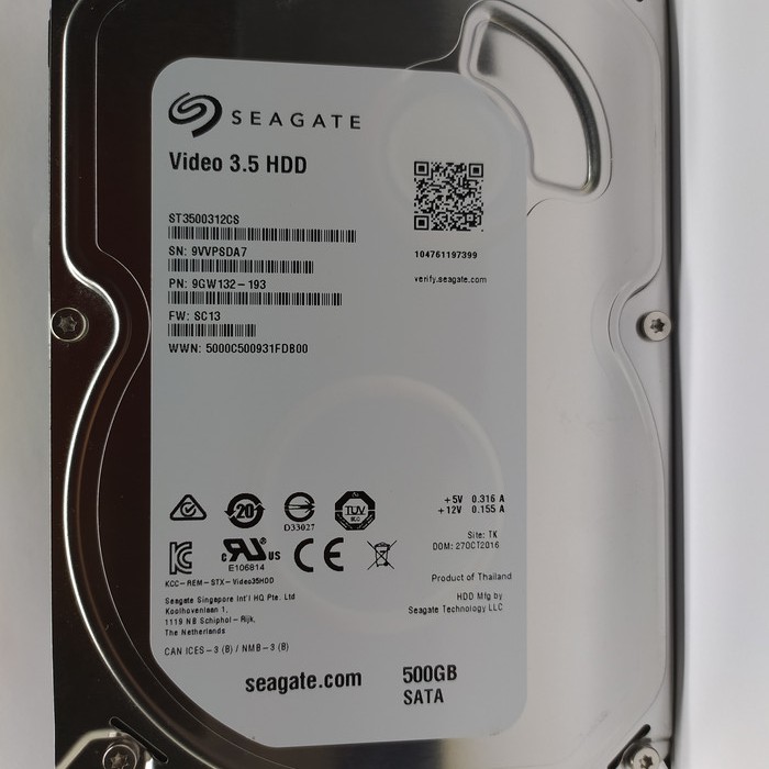 Ổ Cứng Mỏng Seagate 500 Gb Sata 3 '5 Inch Cho Máy Tính Bàn | BigBuy360 - bigbuy360.vn