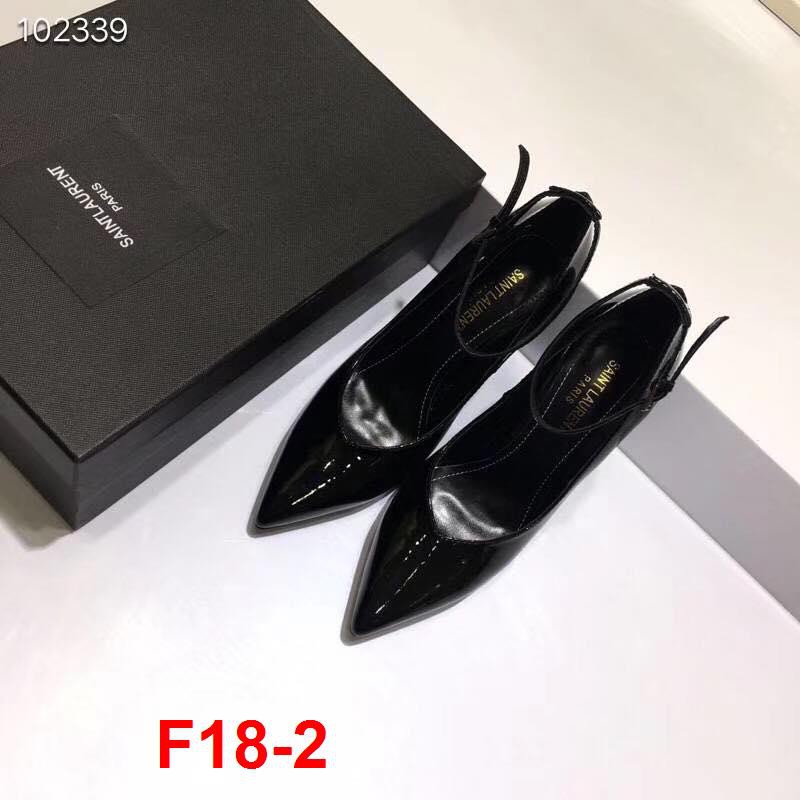 F18-2 Saint Laurent giày cao 10cm siêu cấp