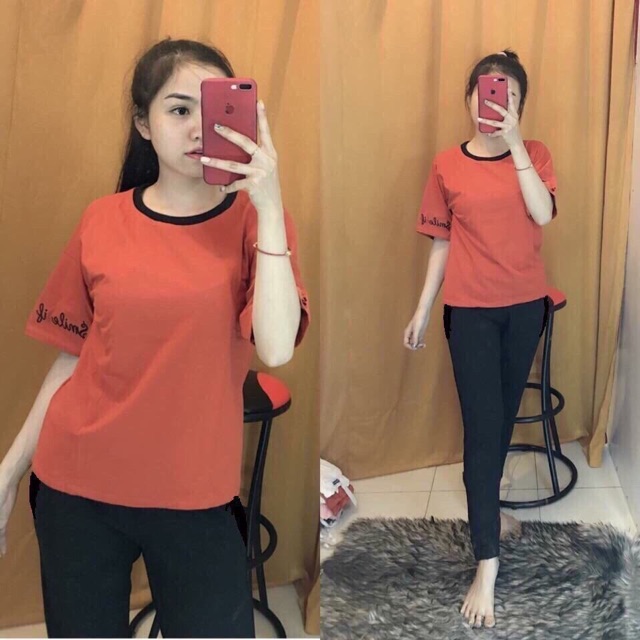 Đồ bộ mặc nhà nữ chất cotton thoáng mát