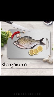 Thớt INOX SUS304, Size 25x35 cm.