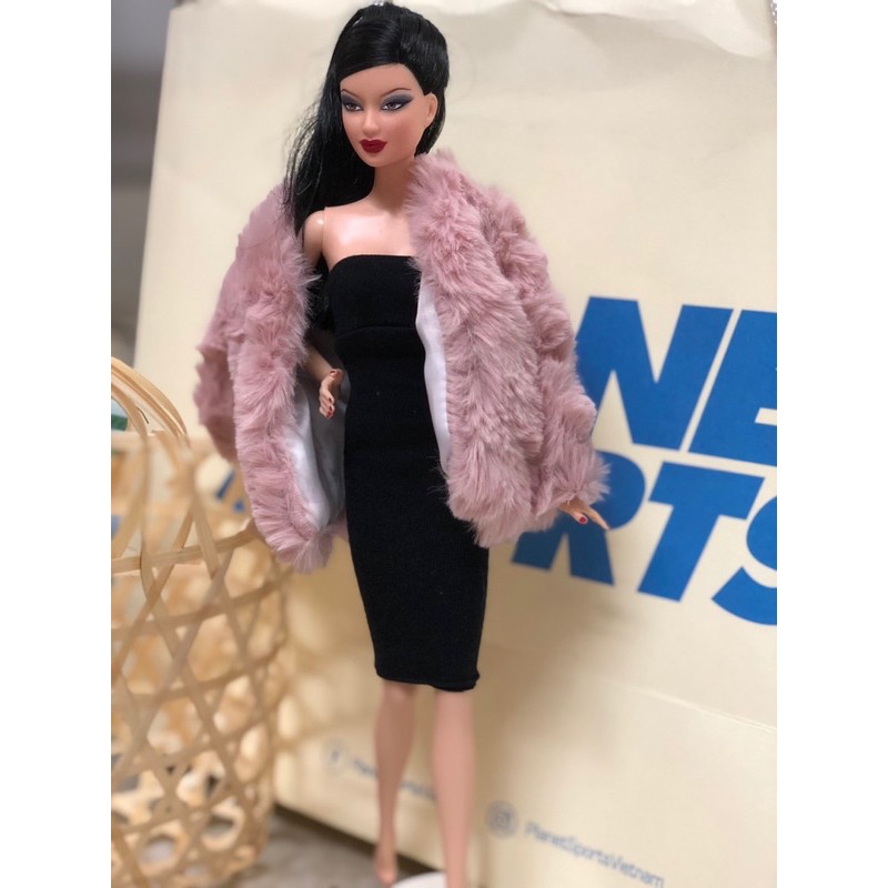 Áo khoác lông búp bê