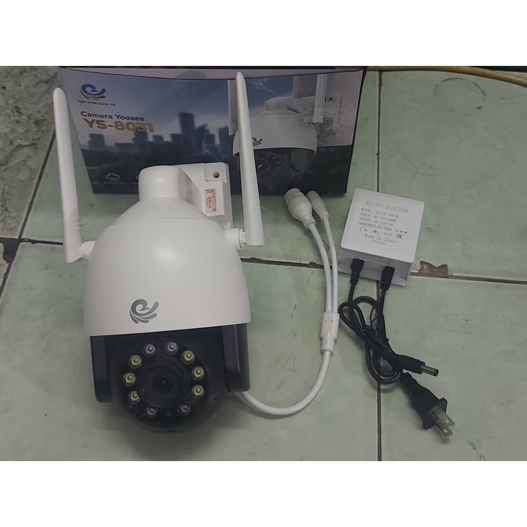 Camera YOOSEE YS 8031 - 3.0Mpx , utral HD, IP WIFI, Xoay 360 Độ, Chống nước - VIET STAR phân phối