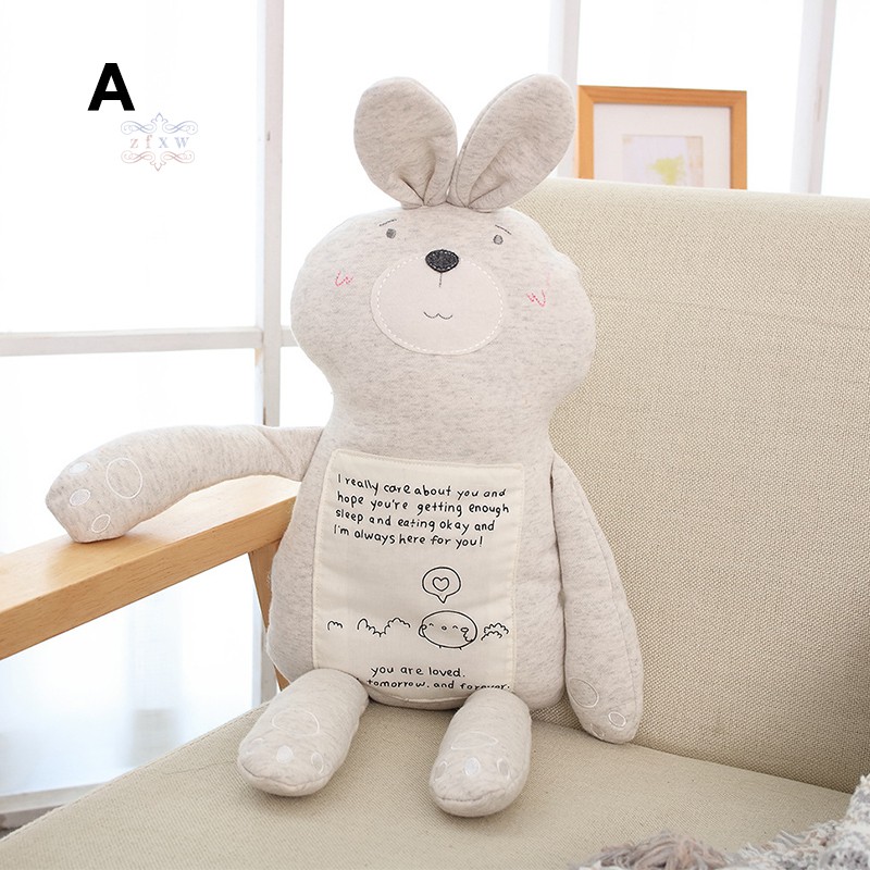 ZFXW Stuffed Animal Baby Doll Plush Toy Long legged Soft Rabbit Pillow for Kids Gift @VN