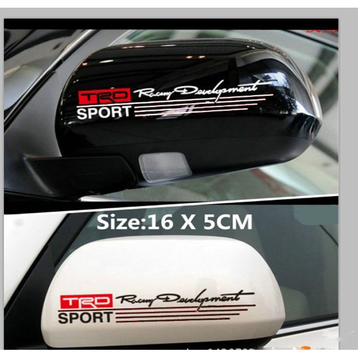 Tem dán kính xe TRD SPORT