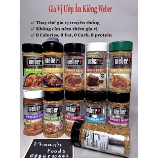 Gia vị ướp Weber - gia vị ăn kiêng