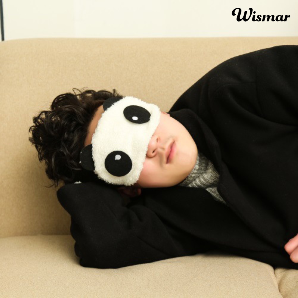 [Hàng mới về] Mặt nạ che mắt ngủ hình gấu trúc ngồi bông dễ thương | BigBuy360 - bigbuy360.vn
