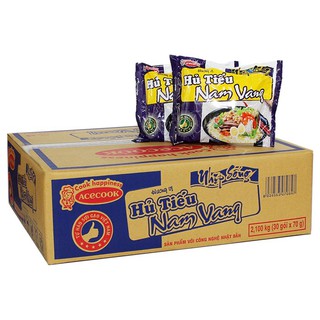 Thùng 30 gói hủ tiếu nam vang nhịp sống acecook 70g*30goi