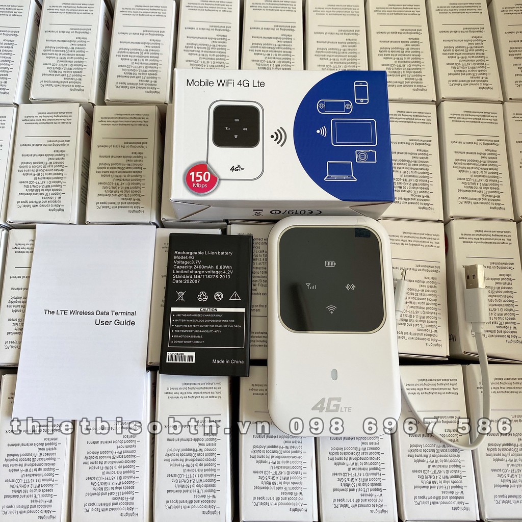 Bộ phát wifi từ sim 3G/4G Huawei E5573 (Trắng)